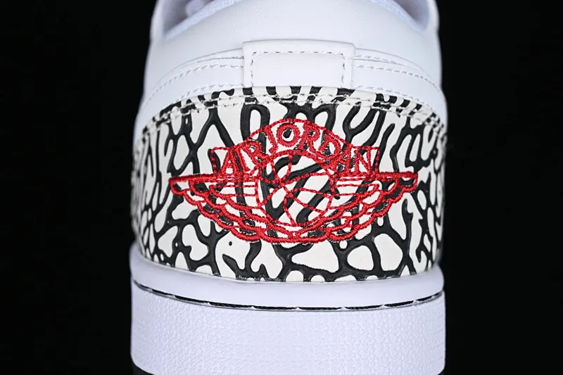 All categories Air Jordan Jordan series basketball shoes Air Jordan 1 Low Z version Air Jordan 1 Low AJ1 Joe 1 white burst pattern low-top cultural casual sneakers 338145-162